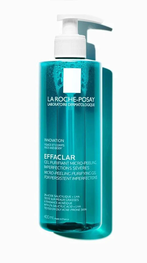 La Roche-Posay Effaclar Micro-Peeling Purifying Gel Cleanser 400 ML