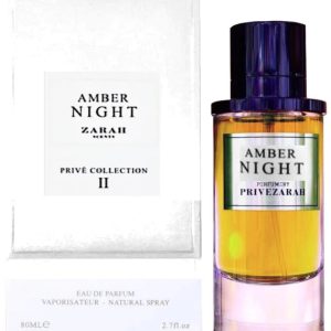 ZARAH AMBER NIGHT PRIVE COLLECTION II EDP 80ML