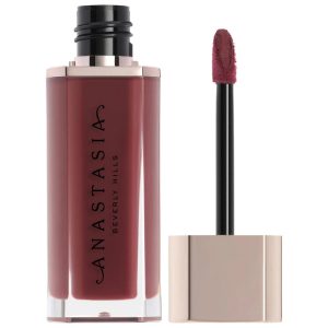 Anastasia Beverly Hills Lip Velvet Liquid Lipstick Pomegranate - Deep red berry
